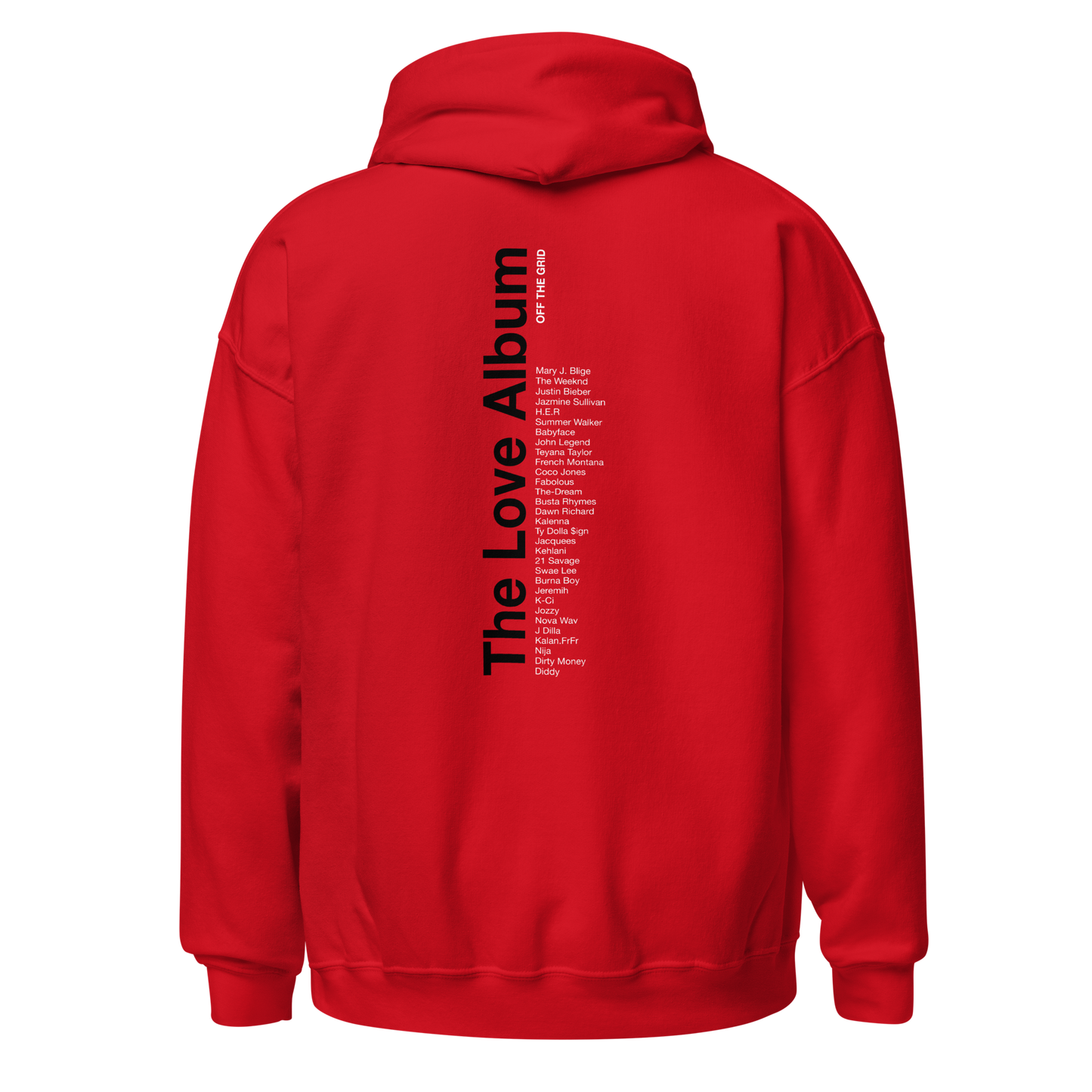 The Love Album - Red Hoodie